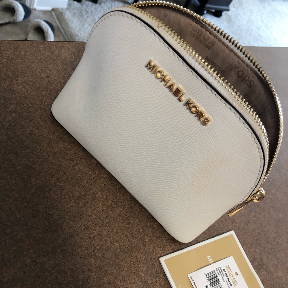 Michael Kors makeup pouch with original tags